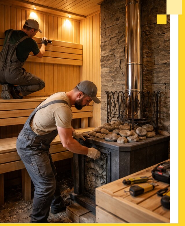 Комплексный дизайн бань, саун и зон отдыха в Сафонове