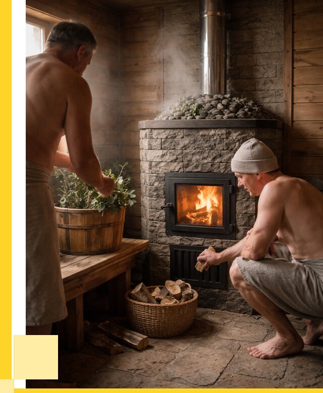 Банные печи под ключ в Сафонове от 46116 р. | ЭриданСфн кирпичная