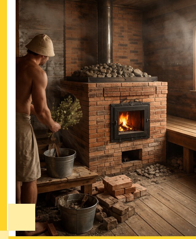 Кирпичные банные печи в Сафонове от 92232 р. | ЭриданСфн