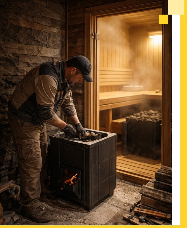 Строительство бани с сауной под ключ в Сафонове от проекта до сдачи