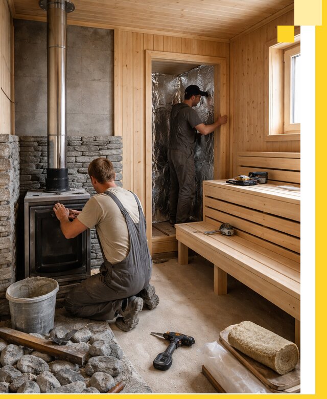 Строительство и изготовление бань под ключ в Сафонове