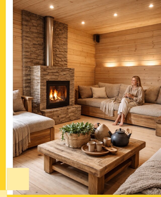 Проект бани с комнатой отдыха в Сафонове от 35868 р. | ЭриданСфн