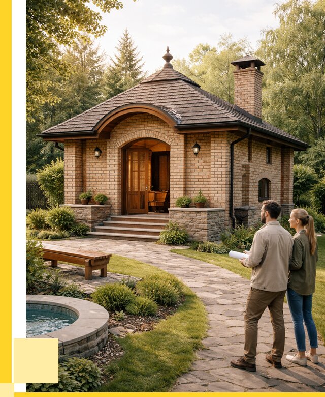 Проект кирпичной бани в Сафонове от 30744 р. | ЭриданСфн