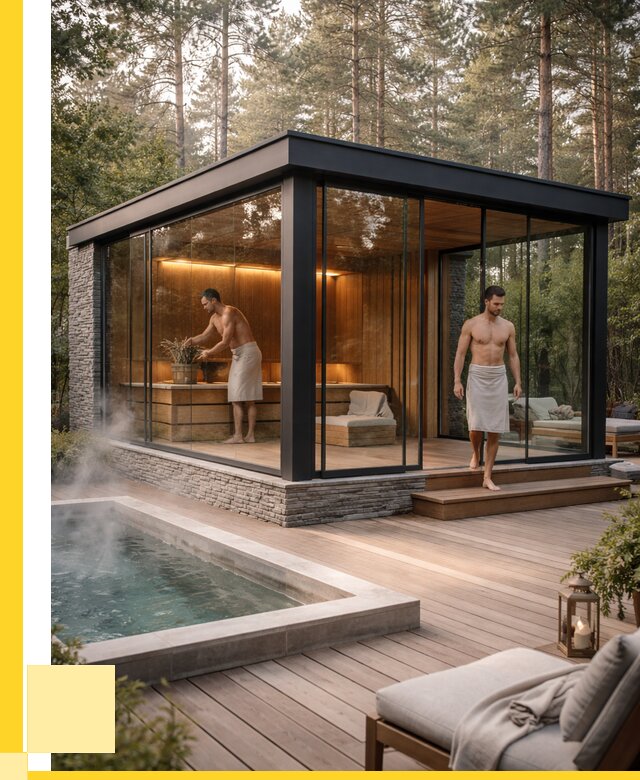 Стеклянные бани и двери в Сафонове от 461160 р. | ЭриданСфн