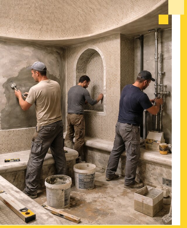 Профессиональный монтаж хамамов под ключ в Сафонове с гарантией