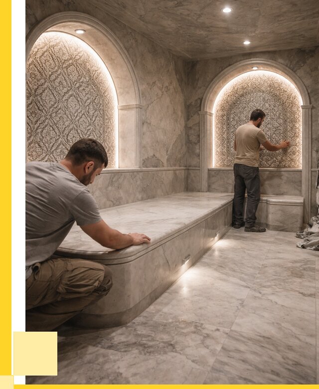 Турецкие бани под ключ в Сафонове от 256200 р. | ЭриданСфн