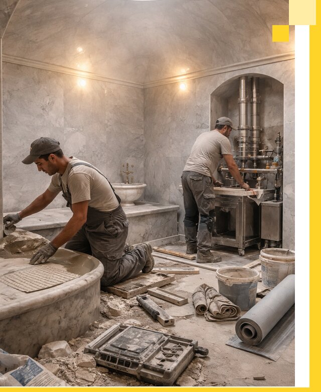 Строительство турецких бань хаммам под ключ в Сафонове