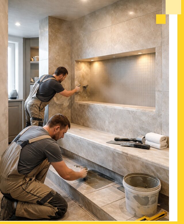 Профессиональное строительство хамама в квартире в Сафонове