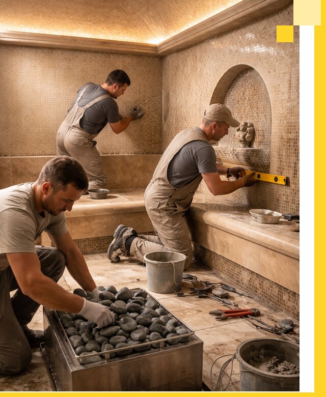 Проектирование и строительство хамама и сауны в Сафонове