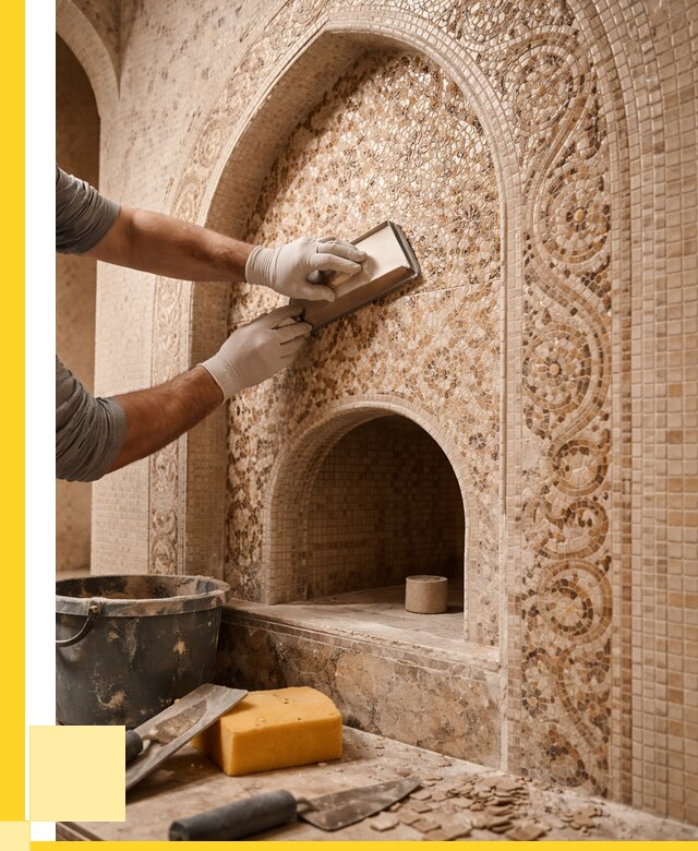 Мозаика для хамама в Сафонове под ключ от 5124 р. | ЭриданСфн