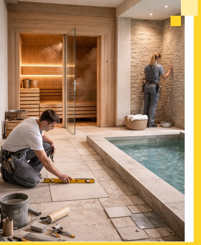 Комплексный дизайн и отделка интерьеров SPA под ключ в Сафонове